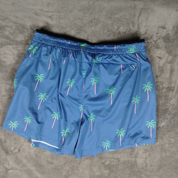 Chubbies Swim Shorts Mens Size XXL Blue Palm Trees Performance Beach Board - Picture 2 of 6